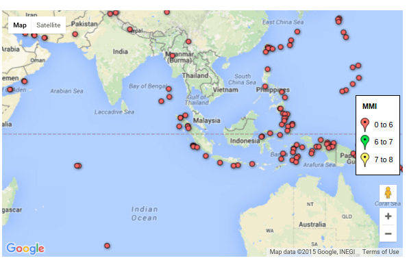 Earthquake Mapping