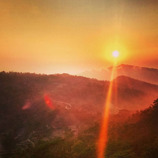 Sunrise di Kampung Pitu