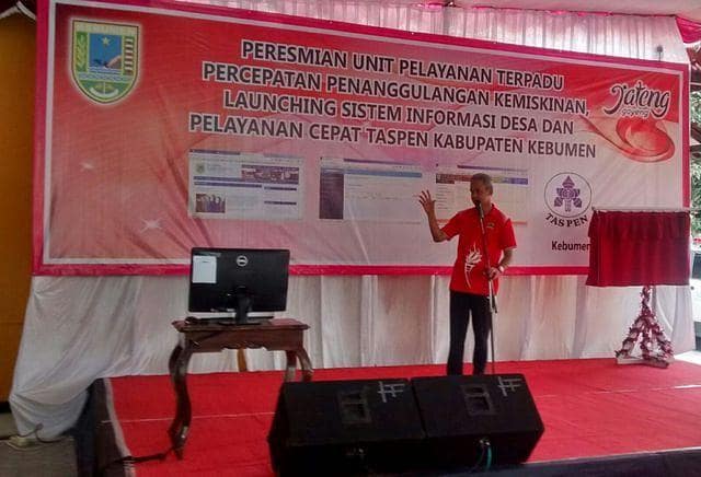 Gubernur Jawa Tengah Ganjar Pranowo dalam Prosesi Peresmian