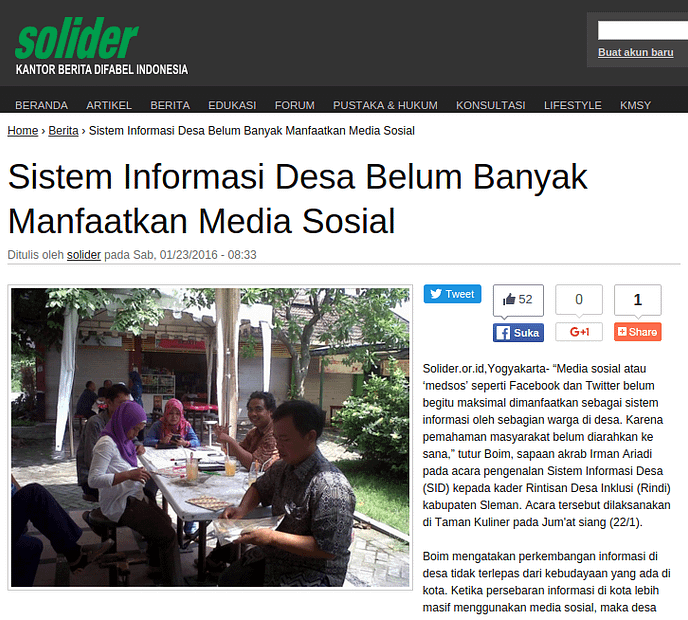 Diskusi Media Sosial